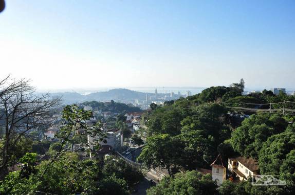 O Rio de Janeiro visto do bairro Santa Tereza, um dos mais tradicionais da cidade